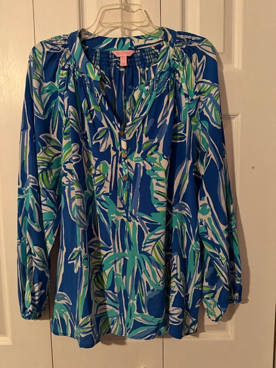 Lilly Pulitzer Tops - Lilly Pulitzer Elsa Blouse XL